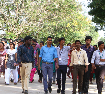 Students attending placement preparation